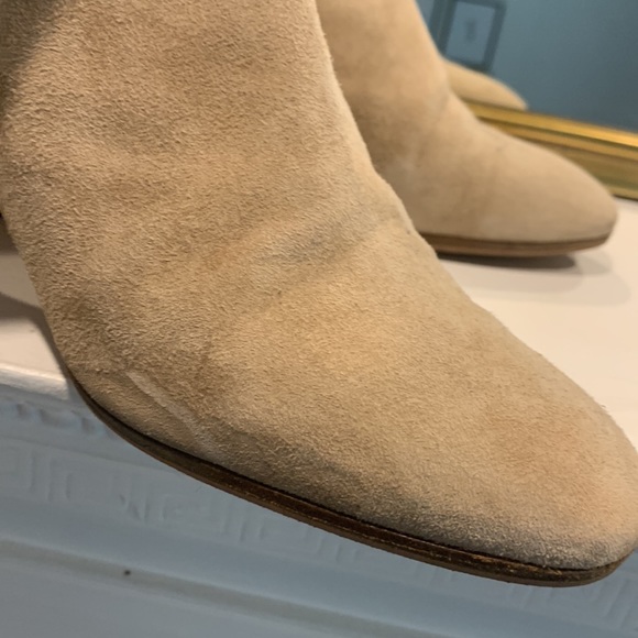 Aquazzura Suede Ankle Boots Size 37 - Picture 6 of 9